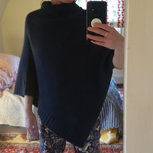 Ruti asymmetrical knit poncho